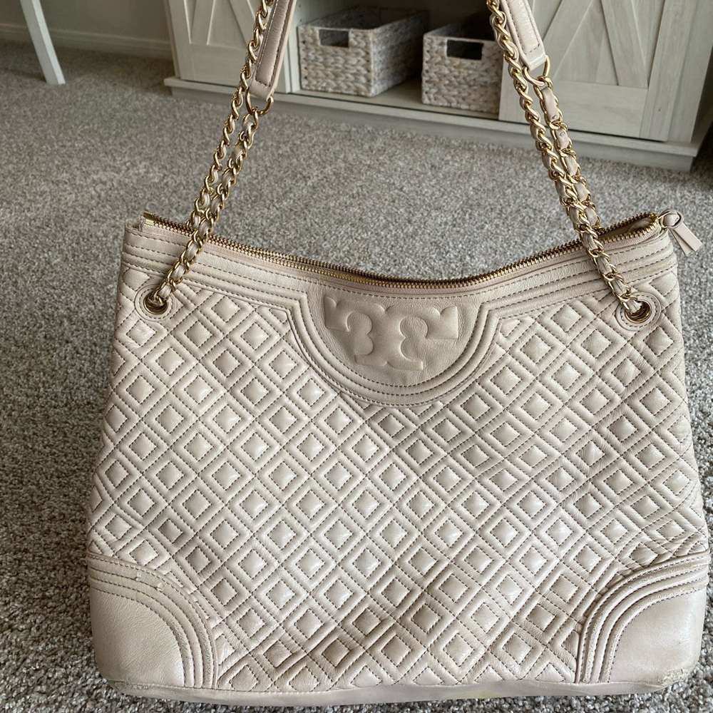 Used Tory Burch tote bag